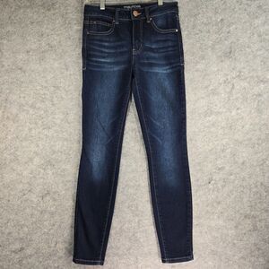 Maurices Everflex High Rise Skinny Jeans Size 0 Regular Dark Wash Stretch